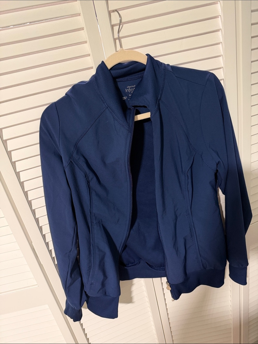 Cherokee Navy Blue Women's scrub Jacket